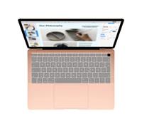 MiNGFi Silicone Keyboard Cover for MacBook Air 13" (A1932, 2018-2019) EU/ISO Layout - Transparent