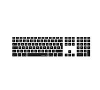 MiNGFi Spanish Silicone Keyboard Cover for USB wired Keyboard with Numeric Keypad (2007-2016) Model A1243 EU/ISO Keyboard layout - Black