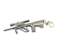 Mingfi Steyr AUG A1 Rifle Gun Metal Model Keyring Pendant #402