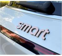 MINGFU 1 Pieces Car Logo Sticker for Smart Fortwo coupe 1998-2006, Car Badge Emblem Logo Vehicle Badge Decal Emblem Sticker Car Badge,A