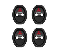 MINGFU 4 PCS Car Door Lock Cover Protector for Mitsubishi Outlander 2007-2013 2014-2020 2022-2025, Car Door Lock Protection Cover Anti-Corrosion Automotive Interior Accessories