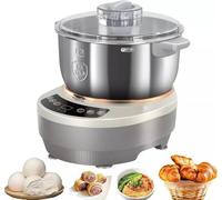 Mingfuxin Electric Dough Mixer, Large Capacity Stainless Steel Home Auto Dough Maker Machine, Household Flour Kneading Machine with Constant Ferment Function for Bread, Biscuits, Buns, Dumplings