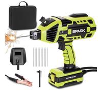 Mingfuxin Handheld Welding Machine, Portable ARC Handheld Welders with IGBT Inverter, 6 Variable Current Adjustment Electric Welding Machine Fits 3/32 "-1/8" Rods for Home DIY Welding Work