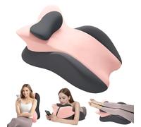 Mingfuxin Memory Foam Body Pillow, Multi-Positional Wedge Pillows for Sitting Up in Bed Adults, Ergonomic Prone Reading Pillows with Removable Cover for Reading, Acid Reflux, Snoring, Leg Elevation