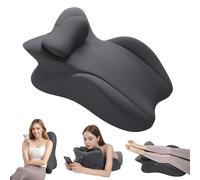 Mingfuxin Memory Foam Body Pillow, Multi-Positional Wedge Pillows for Sitting Up in Bed Adults, Ergonomic Prone Reading Pillows with Removable Cover for Reading, Acid Reflux, Snoring, Leg Elevation