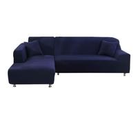 Mingfuxin Sectional Couch Covers, Stretch Sofa Slipcovers L Shaped Anti Slip Corner Sofa Cover Chaise Lounge Protector with 2 PCS Pillow Covers for 3 Seaters + 4 Seaters L-Type Sectional Sofa Couch