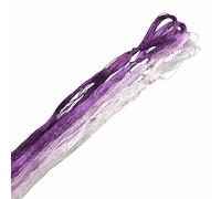 MINGGUXIUYI 4 Colours Gradient Mulberry Silk Embroidery Threads - 22M Each, for Hand Embroidery/Cross Stitch/Knitting/DIY Crafts (14)