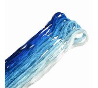 MINGGUXIUYI Colours Gradient Mulberry Silk Embroidery Threads - 22M Each, for Hand Embroidery/Cross Stitch/Knitting/DIY Crafts (102)