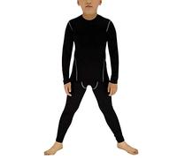 Minghe Boys Thermal Underwear Set Long John Skin Base Layer Tops | Moisture Wicking