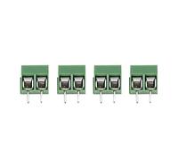 Minghunian 20Pcs 2 Pole 5mm Pitch PCB Mount Screw Terminal Block 8A 250V