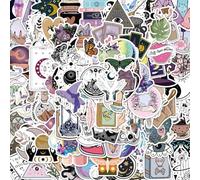 MINGJIAOSM-100 Bohemian Style Witch Stickers Decorate The Luggage Notebook Waterproof