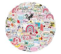 MINGJIAOSM-100 English Phrases Graffiti Stickers Computer Mobile Phone Luggage Decorative Stickers Waterproof Creative Stationery Stickers