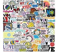 MINGJIAOSM-50 Cartoon Volleyball Stickers to Decorate suitcases, notebooks, Waterproof and Removable Stickers