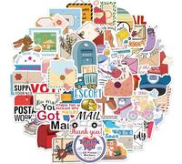 MINGJIAOSM-50 Pcs Cartoon Postman Graffiti Sticker PVC Sticker Decorative Trolley Case Computer Helmet Sticker