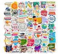 MINGJIAOSM-50 Teacher's Day English Happy Teacher's Day Stickers Waterproof Stickers