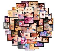 MINGJIAOSM-50 Two-Dimensional Anime Character Eye Graffiti Stickers DIY Anime Stickers