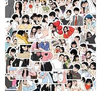 MINGJIAOSM-60 Couple Love Guide Stickers Phone Case Water Cup Guitar Handbook Decoration Waterproof Stickers