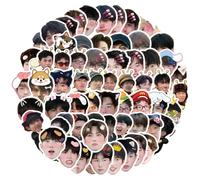 MINGJIAOSM-60 Cute Farming bar Teenager Character Stickers DIY Handbook Stationery Mobile Phone case Suitcase Waterproof Stickers