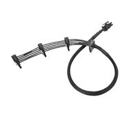 MINGLEA 6PIN Power Cable for X 1250XM2 X 1050XM2 PSUs with 4 Connectors and 50cm Nylon Braided Length