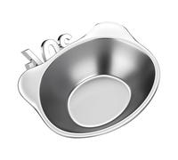 MINGLEA Elevated Cats Bowls Feeders Rustless Steel Bowl Stand with Weighted Base Feeding & Watering Pet Supply
