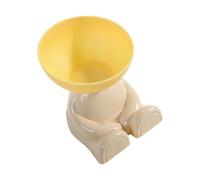 MINGLEA Ergonomic Cats Bowl with 15 Degree Tilt Angles and Stable Base for Comfortable Feeding Food Feeding Basin