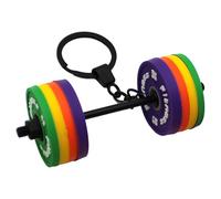 MINGLEA Lightweight Sports Detachable Dumbbell Keyring Rubber | Rubber Detachable Dumbbell Fitness Decoration, Gym Inspired Travel Accessory, Portable Exercise Themed Decorative