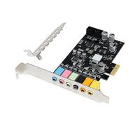 MINGLEA ST117 PCIe X1 Sound Card CM6212 7.1CH for Gaming Headphones with High Resolution Auditory and S/PDIF Support