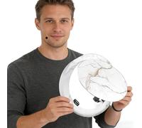 Minglez 5 6 8 10 12 14 16 18 inch Round Deck Cover for Yacht Inspection Hole, Tile Texture Boat Hatch Covers Spring Loaded, Metal Access Panel for Drywall(White,400 mm (15 3/4"))