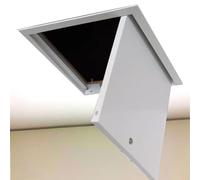 Minglez 6" 7" 10" 11" Square Access Panel for Drywall, Small Ceiling Access Panel for Basement/Attic/Bathroom, Wall Inspection Hatch with Lock & Screws(White,560x560mm/22x22in)