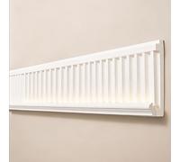 Minglez Coving for Ceilings Ceiling Crown Molding with Led Duct, Decorative Ceiling Edge Guard 6 6.3 7.5 7.9 inch Wide, Wall Baseboard Strip White for Corner Protector(Width(7 1/2") 19 cm)