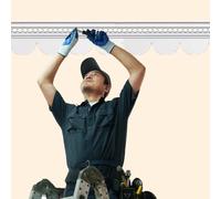 Minglez Coving for Ceilings Dado Rail Timber Edging Trim Wall Panelling Self Adhesive, 3D Crown Molding Foam for Ceiling/Kitchen/Door Trim, Mirror Framing Kit for Bathroom(Style G)