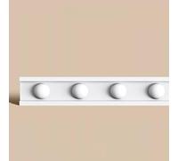Minglez Coving for Ceilings Flexible Crown Molding with Floral, Decorative Mirror Edge Trim for Bathroom/Frame Border, Self Adhesive Cabinet Crown Trim Kit for Corner(Style A)