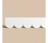 Minglez Coving for Ceilings Flexible Crown Molding with Floral, Decorative Mirror Edge Trim for Bathroom/Frame Border, Self Adhesive Cabinet Crown Trim Kit for Corner(Style B)