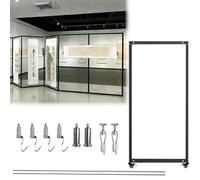 Minglez Freestanding Folding Display Rack for Painting Exhibition, Outdoor Artwork Display Stand for Kindergarten / Events, Movable Advertising Screens(6 pcs,120x240 cm/3.9x7.9 ft)