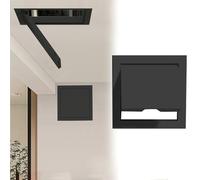 Minglez Gray Ceiling Access Panel Hatch Door for Drywall, 300x300 310x310 360x360 500x500 600x600mm Push to Open Loft Hatch, Outdoor Plumbing Access Box for Tile(Black,500x500mm/19.7x19.7in)