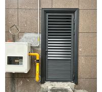 Minglez Home Exterior Hinged Louvered Access Panel for Vent/Inspection