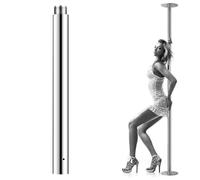 Minglez Professional Extended Pole Stripper Pole for Ceiling, Heavy Duty Strip Dance Pole for Apartment Safe/Home, Rotate Static Pole for Beginners(100cm/39.4in Extension Pole)