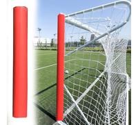 Minglez Red Basement Pole Wrap for Goal Poles, Outdoor Basketball Hoop Pole Cover 36 40 47 60 66 70 71 72 in Heights, Round Trampoline Poles Pad Replacement(H:60"/152.4cm,Dia:9.5"/24cm)