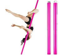 Minglez Silicone Stripper Pole for Aerial Flying Spinning, Adjustable Portable Dance Pole Apartment Friendly, Beginners/Professionals Dance Pole for Home(Pink,2.0m/6.6ft)