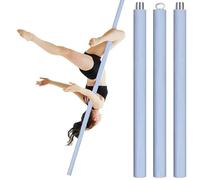 Minglez Silicone Stripper Pole for Aerial Flying Spinning, Adjustable Portable Dance Pole Apartment Friendly, Beginners/Professionals Dance Pole for Home(Blue,3.0m/9.8ft)