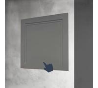 Minglez Spring Loaded Access Panel 4x4 5x5 6x6 8x8 12x12 16x16 inch, Drywall Wall Hole Cover Access Door for Plumbing, Inspection Door Hatch Grey/White(Dark Gray,20x20cm/8x8in)