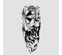 Mingling Herbal Semi-Permanent Waterproof Long-Lasting Juice Tattoo Sticker High-Grade Sexy