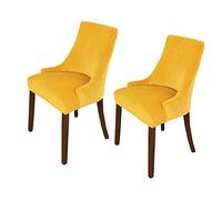 MINGPINHUIUS Velvet Wingback Chair Slipcover,Velvet Stretch Wingback Chair Cover,Sloping Arm Chair Protector Cover for Dining Room Banquet Home Decor Machine Washable Hand Washable