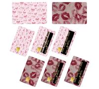 MingQiEven 2 Set Cute Credit Card Stickers Skins, Slim Removable Protective Wrap for Debit Cards, Gift Cards and Key Cards, Bubble-Free, Anti-Wrinkle Matte Finish