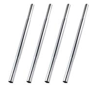 MingQiEven 4 Pieces Golf Club Shaft Extensions, 0.6 Inch Steel Suitable for Iron and Wood Clubs, Essential Repair and Upgrade Kit