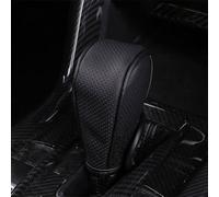 MINGRUILIHAI Car Gear Shift Knob Cover for Mini Countryman 2012-2016, PU Leather Shifter Lever Protector Non-Slip Breathable Shift Handle Cover Accessories,C/Black