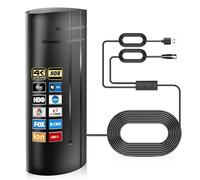 Mingtak 2025 Upgraded TV Antenna Indoor Outdoor, 2200+ Miles Range Amplified Digital TV Antenna for SmartTV and All OlderTV - 36ft HD Cable - 300+ Channels - Support 4K 8K 1080p and Other Resolutions