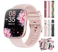 Mingtawn 7 Interchangeable Bands Smart Watches for Women Men,1.83" HD Smart Watch with Heart Rate/Sleep Monitor,Fitness Watch with Bluetooth Call,120+ Sport Modes Activity Tracker Bands Gift Set