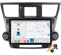 MingXing M6 Pro2,Android 15.0 Double DIN Car Stereo for T-oyota Highlander 2007-2013, 10 Inch Car Tablet GPS Navigation DVD Multimedia Player with FM BT, Support Android Auto & Apple CarPlay