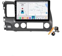 MingXing M6 Pro3,Android 15.0 Double DIN Car Stereo for H-onda Civic 2005-2012, 10 Inch Car Tablet GPS Navigation DVD Player with FM BT, Support Android Auto & Apple CarPlay